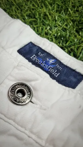 Calça Brooksfield Branca Tam 40/42 Masculino Usado Original