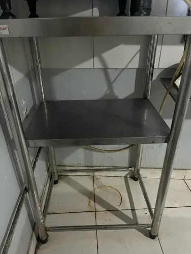 Cavalete / Suporte em Aço Inox para Forno Industrial ou Equipamentos