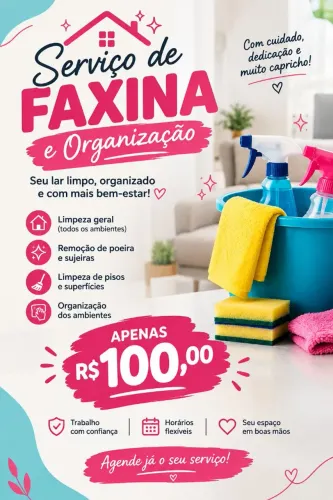 OPORTUNIDADE FAXINA
