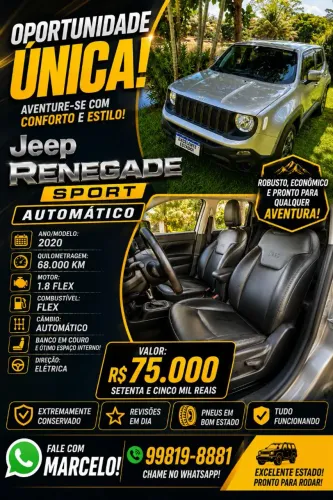Jeep Renegade 1.8 4X2 Flex 16V Aut. 2020