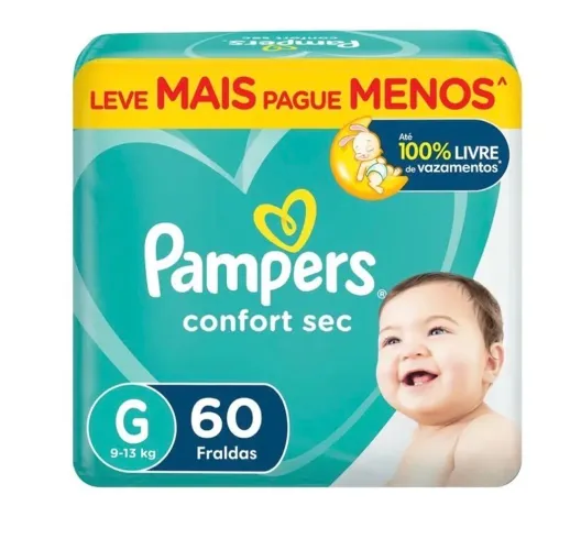 Fralda Pampers Comfort Sec