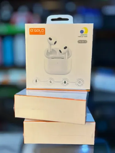 Fone de Ouvido Bluetooth GoldPlus Estilo AirPods - Entrega Grátis
