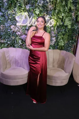 Vestido de Festa Marsala