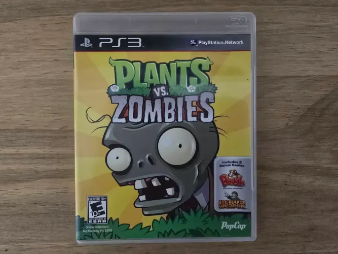 Jogo PS3 Plants vs Zombies Completo