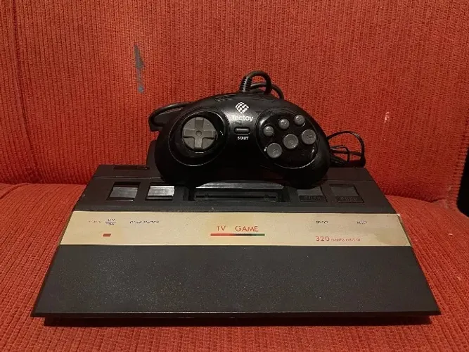 Tv Game Clone Atari 2600 Com Controle Original de Mega Drive 320 Jogos na Memória
