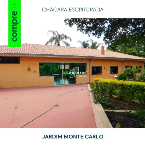 Chácara no Jardim Monte Carlo Escriturada