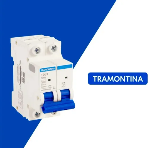 DISJUNTOR BIPOLAR 40a TRAMONTINA