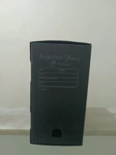 Caixa de arquivo morto plástica