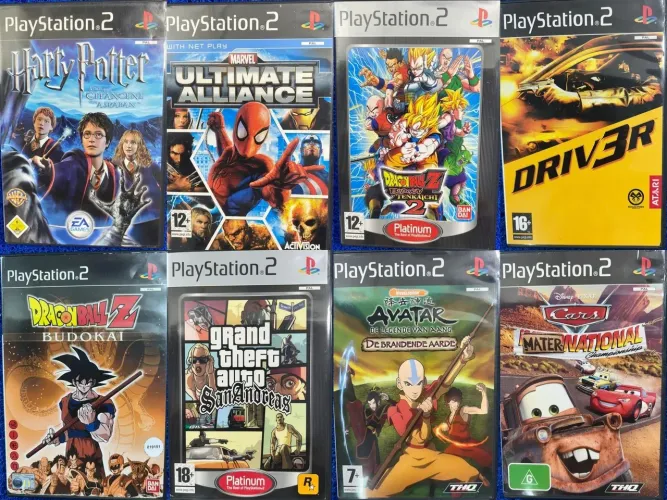 Jogos originais PS2 - Europeus