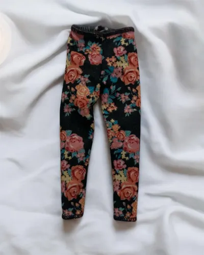 Calça Barbie yoga florida rosê