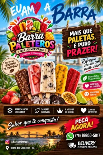 Revenda de Paletas Mexicanas feitas com produtos de qualidade