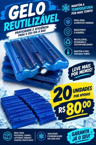 GEL TÉRMICO REUTILIZÁVEL 