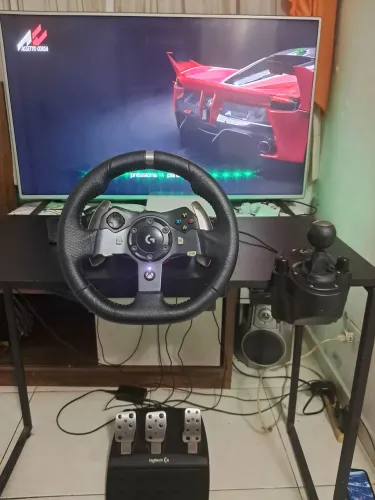 Volante logitech G920 + Pedal logitech + câmbio logitech
