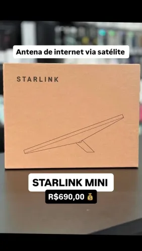 Antena de internet via satélite starlink mini ( lacrados)