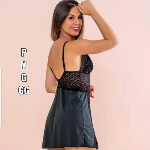 Camisola microfibra com renda entregamos 