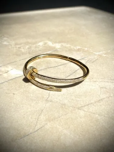 Bracelete em Ouro 18k Cartier Prego 