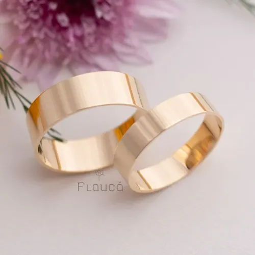 Alianças de Casamento em Ouro 18k