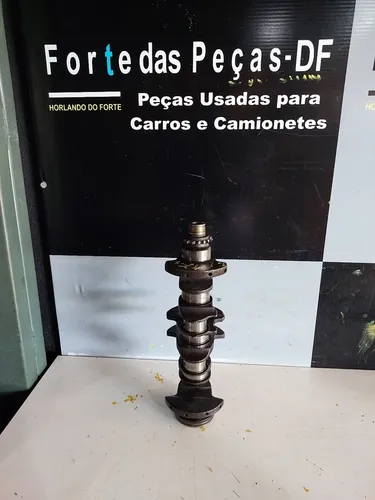 Eixo Virabrequim Do Gol Bola Do Motor At 1.0 Com Bomba Óleo Por Corrente 