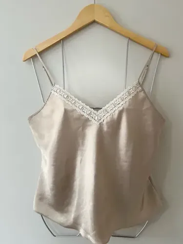 Blusa alcinha dourada