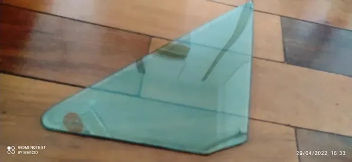 vidro quebra vento verde opala original