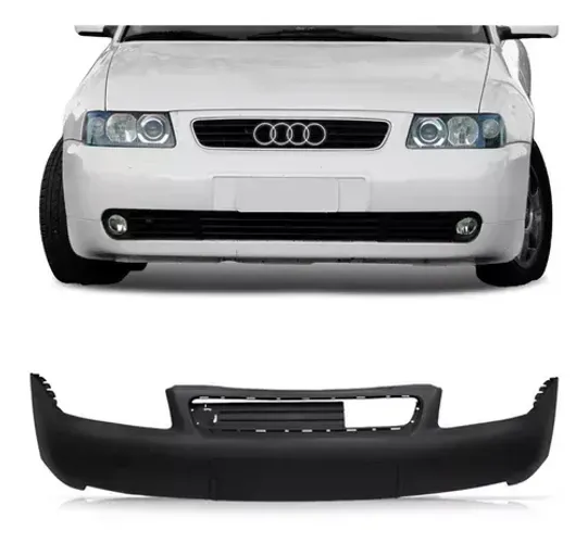 Parachoque Dianteiro Audi A3 197 à 2006 - Superior Preto Liso - TYG