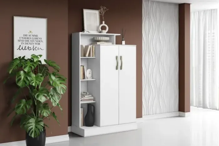 Multiuso Arv Florenca 2 Portas Branco Até 12x - Frete Grátis