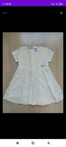Vestido de renda novo TAM 2 anos