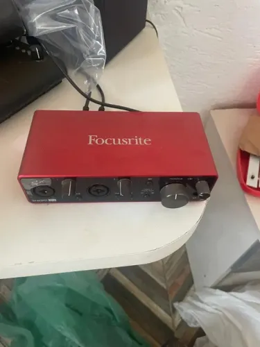 placa de audio focusrite--********sem interesse em trocas