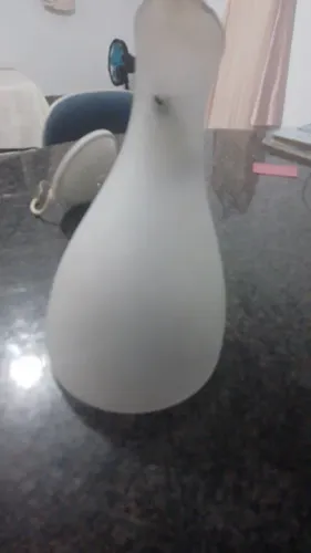 Lustre branco fosco