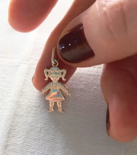  pingente para mãe  de menina.