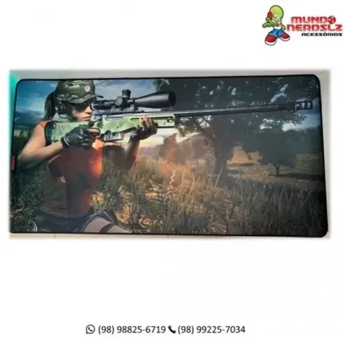 MousePad Speed Gamer Grande 80x40cm, Estampa Pubg2 - Knup em São Luís ma
