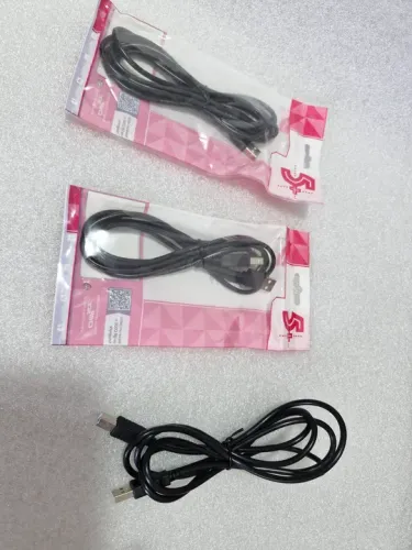03 Cabos para impressora usb x usb 2m