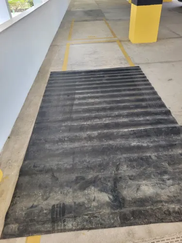 Tapete de borracha piso de oficina 5mm