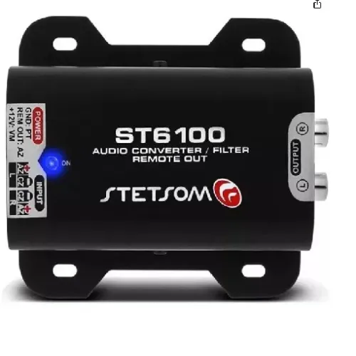 Conversor Adaptador De Fio Para Rca Anti Ruído Stetsom St6100