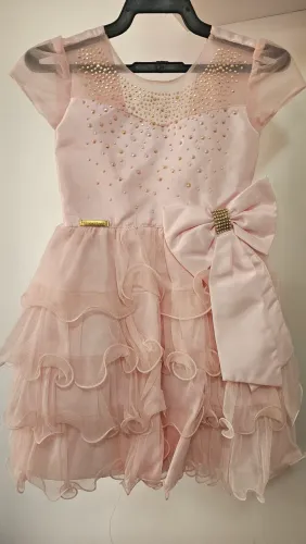 Vestido festa rosa