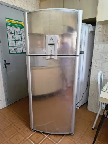 Geladeira Brastemp Frost Free 409 Litros Prata - BRM47B - 110V