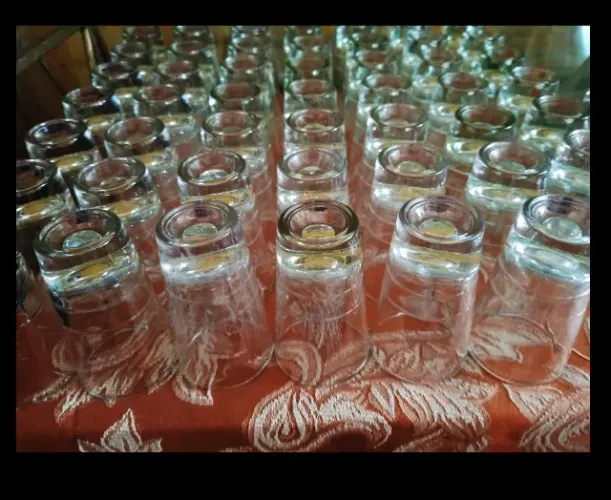  Vendo Copo de vidro caninha e tequila 100ml nadir