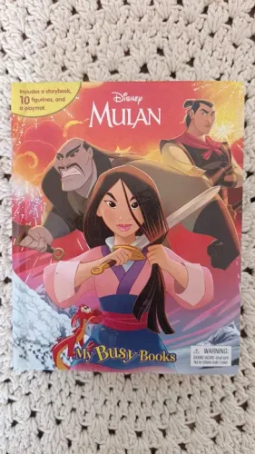 Livro infantil My Busy Books - Mulan da Disney