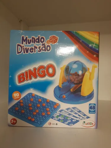 Bingo Mundo Diversão - Brinquedo de Tabuleiro