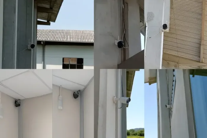 Trabalhamos com câmeras wi-fi/Cabo para ambientes internos e externos!