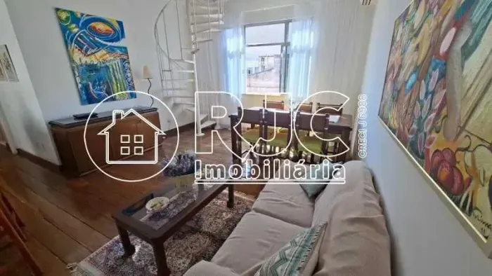 Cobertura duplex para venda com 143 metros com 4 quartos suíte e vaga na Tijuca
