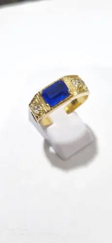 Lindo anel de formatura engenharia civil banhado a ouro todas as numerações com emblemas 