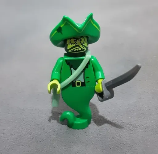 LEGO minifigura Flying Dutchman (Bob Esponja) (com acessórios do set 3817)