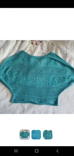 Blusa de Crochê Verde
