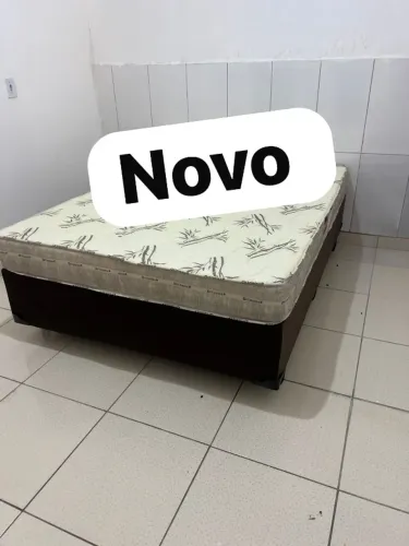 Cama box colchão e base (novo) 