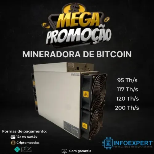 Mineradoras de Bitcoin, antminer varios modelos Pronta Entrega