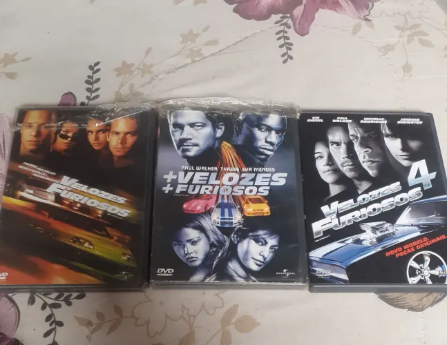 Coleção Velozes e Furiosos 1,2,4- DVDs