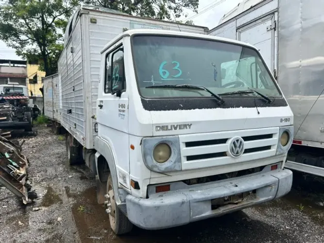 Sucata volkswagen 8.150e delivery 2007 branco para retirada de peças 