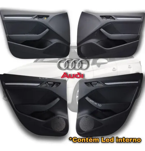 Forro De Porta C/led Audi A3 Sportback 2014 (4 Pças)