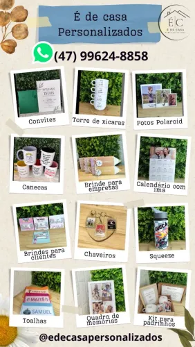 Produtos personalizados (Fotos, Canecas, Quadros e muito mais!)